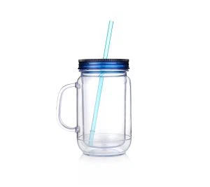 26oz Double Walled AS Muoviset Mason Jars Bulkki Kahva