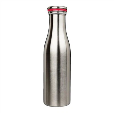 380mlz ruostumattomasta teräksestä valmistettu pullovesi kannella